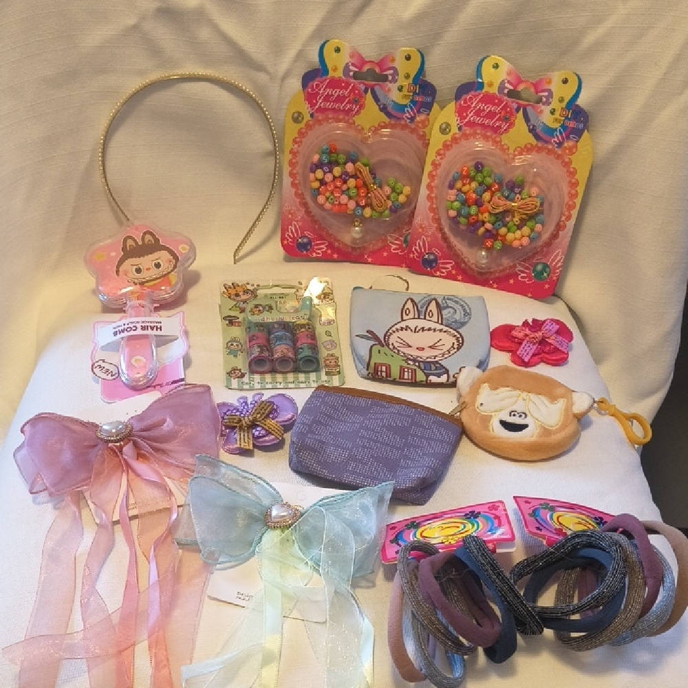 14 PIECE BUNDLE Colorful Kids Toy Set with Accessories